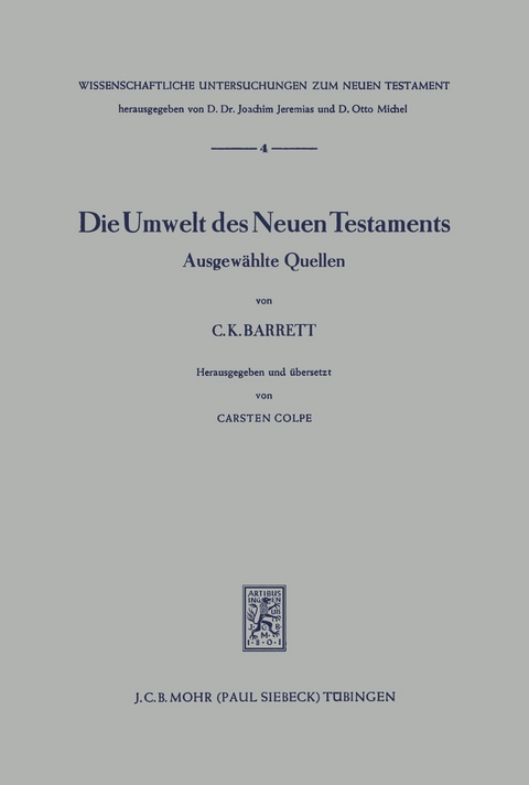 Die Umwelt des Neuen Testaments - 