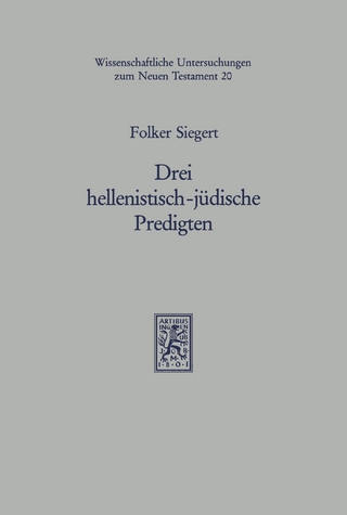Drei hellenistisch-jüdische Predigten I