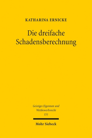 Die dreifache Schadensberechnung