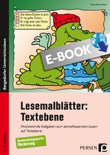 Lesemalbl&auml;tter: Textebene - Klara Kirschbaum