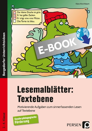 Lesemalblätter: Textebene