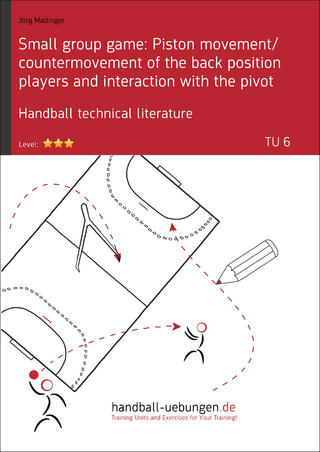 Small group game: Piston movement/countermovement of the back position players and interaction with the pivot (TU 6)