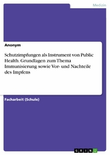 Schutzimpfungen als Instrument von Public Health. Grundlagen zum Thema Immunisierung sowie Vor- und Nachteile des Impfens