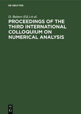 Proceedings of the Third International Colloquium on Numerical Analysis - 