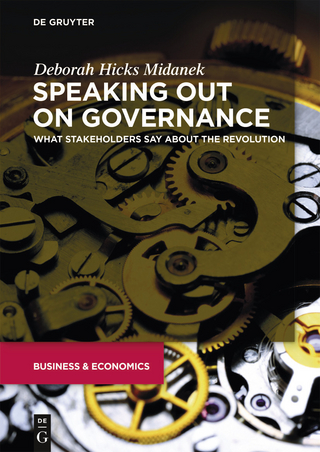 Speaking Out on Governance