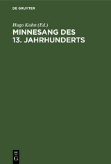Minnesang des 13. Jahrhunderts - 
