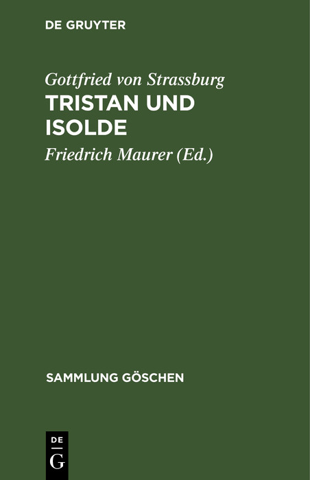 Tristan und Isolde - Gottfried Von Strassburg