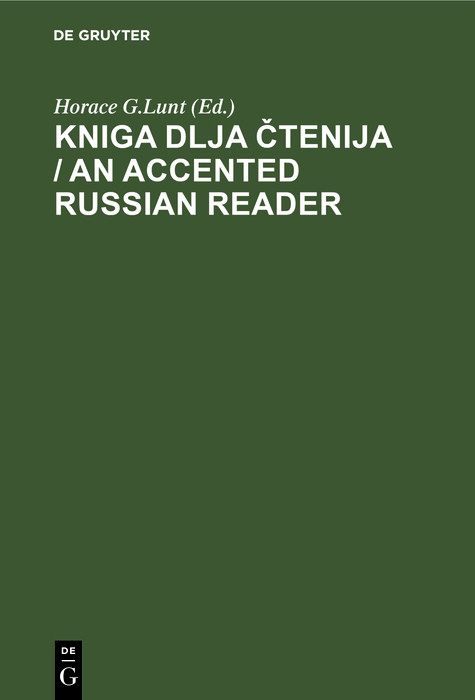 Kniga dlja čtenija / An Accented Russian Reader - 