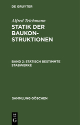 Statisch bestimmte Stabwerke - Alfred Teichmann