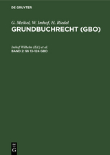 &sect;&sect; 13&ndash;124 GBO - 