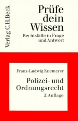 Polizei- und Ordnungsrecht - Franz L Knemeyer