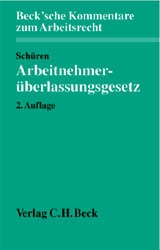 Arbeitnehmer&uuml;berlassungsgesetz - Peter Sch&uuml;ren, Andreas Feuerborn, Wolfgang Hamann
