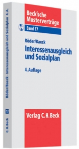 Interessenausgleich und Sozialplan - Gerhard R&ouml;der, Ulrich Baeck