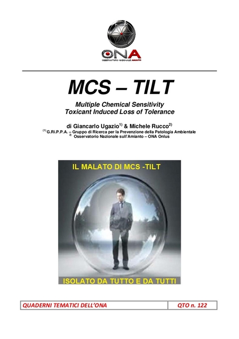 MCS - TILT Multiple Chemical Sensitivity - Toxicant Induced Loss of Tolerance - Michele Rucco, Giancarlo Ugazio