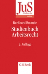 Studienbuch Arbeitsrecht - Burkhard Boemke