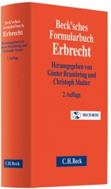 Beck'sches Formularbuch Erbrecht - Brambring, Günter; Mutter, Christoph