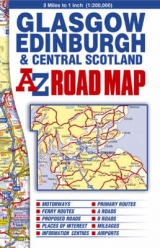 Glasgow Edinburgh and Central Scotland Road Map - Geographers' A-Z Map Company