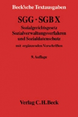 SGG - SGB X - Sozialgerichtsgesetz, Sozialverwaltungsverfahren und Sozialdatenschutz