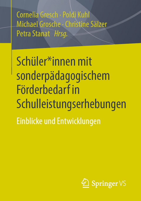 Sch&uuml;ler*innen mit sonderp&auml;dagogischem F&ouml;rderbedarf in Schulleistungserhebungen - 