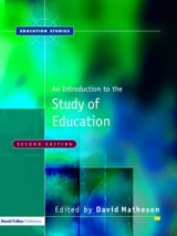 An Introduction to the Study of Education - Matheson, David