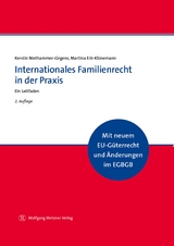 Internationales Familienrecht in der Praxis - Dr. Kerstin Niethammer-J&uuml;rgens, Martina Erb-Kl&uuml;nemann