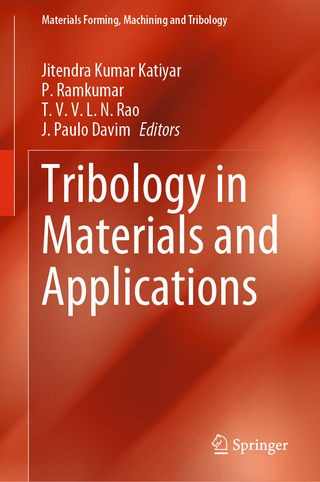 Tribology in Materials and Applications