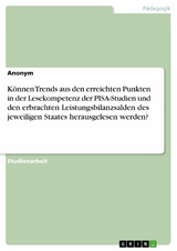 K&ouml;nnen Trends aus den erreichten Punkten in der Lesekompetenz der PISA-Studien und den erbrachten Leistungsbilanzsalden des jeweiligen Staates herausgelesen werden?