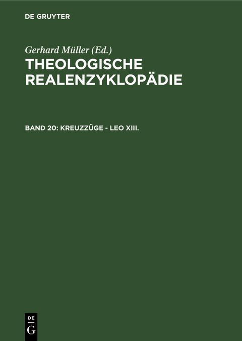 Kreuzz&uuml;ge - Leo XIII. - 