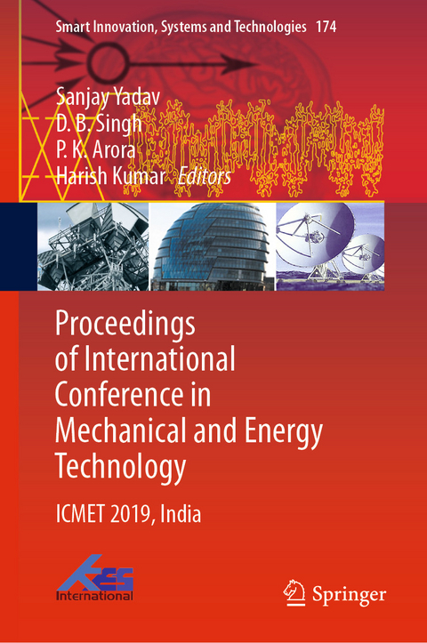Proceedings of International Conference in Mechanical and Energy Technology - 