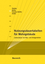 Nutzungsdauertabellen f&uuml;r Wohngeb&auml;ude - Martin Pfeiffer, Achim Bethe, Dirk Fanslau-G&ouml;rlitz, Julia Zedler