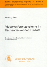 Videokonferenzsysteme im fl&auml;chendeckenden Einsatz - Henning Baars