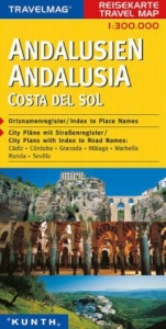KUNTH Reisekarte Andalusien, Costa de Sol 1:300 000