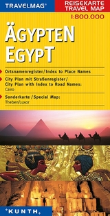 KUNTH Reisekarte &Auml;gypten 1:800 000 - 