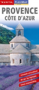 KUNTH FlexiMap Provence, Cote d &acute;Azur 1:350000 - 