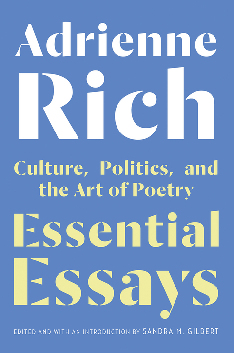 Essential Essays - Adrienne Rich