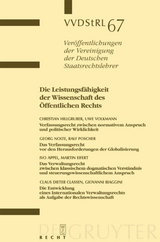 Die Leistungsf&auml;higkeit der Wissenschaft des &Ouml;ffentlichen Rechts - Christian Hillgruber, Uwe Volkmann, Georg Nolte, Ralf Poscher,  Et Al.