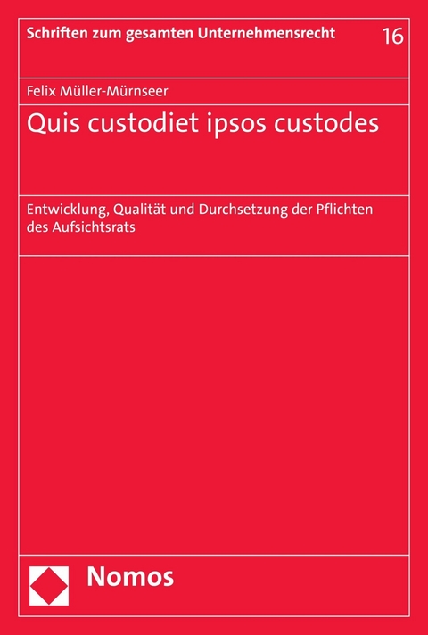 Quis custodiet ipsos custodes - Felix M&uuml;ller-M&uuml;rnseer