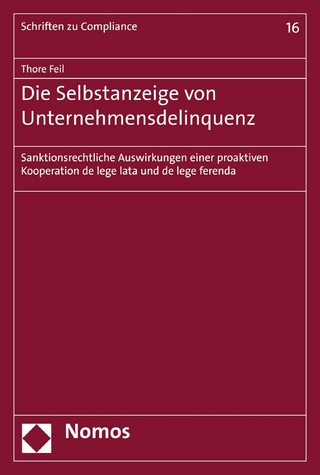 Die Selbstanzeige von Unternehmensdelinquenz