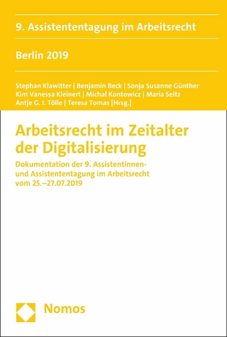 Arbeitsrecht im Zeitalter der Digitalisierung