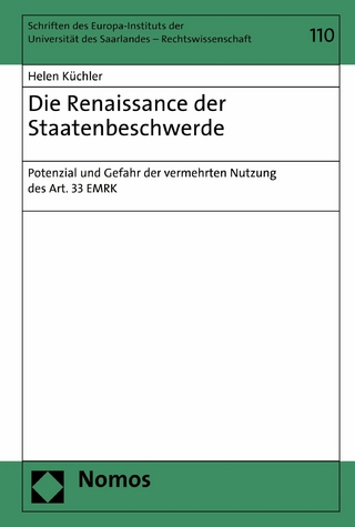 Die Renaissance der Staatenbeschwerde