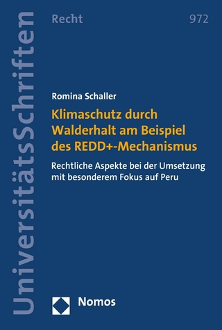 Klimaschutz durch Walderhalt am Beispiel des REDD+-Mechanismus
