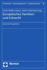 Europ&auml;isches Familien- und Erbrecht - 