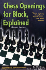 Chess Openings for Black, Explained - Lev Alburt, Roman Dzindzichashvili, Eugene Perelshteyn