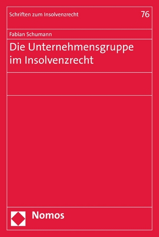 Die Unternehmensgruppe im Insolvenzrecht