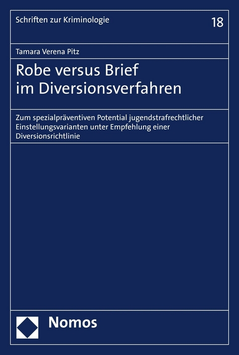 Robe versus Brief im Diversionsverfahren - Tamara Verena Pitz