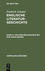 Von der Renaissance bis zur Aufkl&auml;rung - Friedrich Schubel