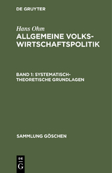 Systematisch-theoretische Grundlagen - Hans Ohm