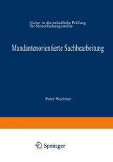Mandantenorientierte Sachbearbeitung - Peter Wachner