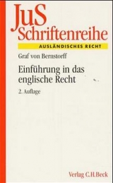 Einführung in das englische Recht - Christoph von Bernstorff