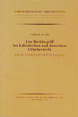 Der Werkbegriff im italienischen und deutschen Urheberrecht - Ulrich Fuchs